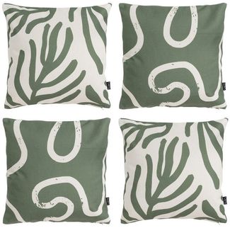 icon Dekokissen Dekokissen Outdoorkissen Wetterfest mit Füllung, 4er Set