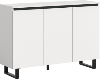 INOSIGN Sideboard TOMA, Breite: 120 cm, mit Metall-Kufen-Fuß, 3 Türen, 3 Einlegeböden, Anrichte, Kommode, Schrank, Board, Higboard