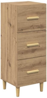 vidaXL Sideboard Artisan-Eiche 34,5 x 34 x 90 cm Holzwerkstoff 880935