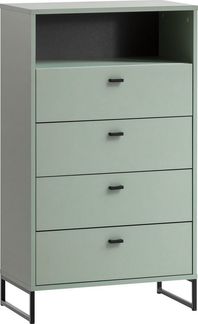 SCHILDMEYER Highboard Sideboard Schrank Kommode Anrichte Janne 600 4SK Pistazie