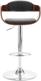 Barhocker Sperrholz und Grauer Stoff [287406]