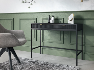 Vente-unique - Wandkonsole mit 2 Schubladen - Schwarz - LIOUBA von Pascal MORABITO