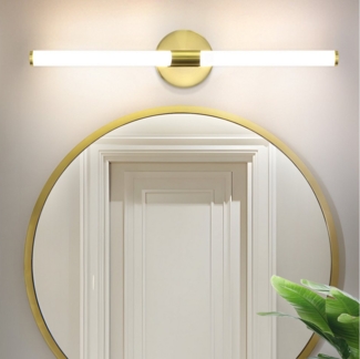 Nettlife LED Spiegelleuchte Spiegelleuchte LED zimmer 60CM 8W, LED fest integriert, Neutralweiß, lampe für schrank Keller Küche