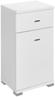 Kommode Badschrank Seitenkommode Unterschrank ca. 38 x 73 x 30 cm POOL Weiß