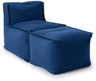 Lumaland Loungeset Modulares System erweiterbar In- & outdoor, (2-tlg), Lounge wasserfest abnehmbarer Bezug individuell kombinierbar waschbar