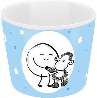 Eierbecher Porzellan Ø 5,2cm H 4,3cm Geschenk Sheepworld DICKES EI 74502