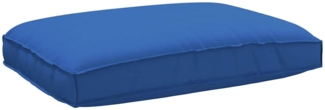 vidaXL Palettenkissen geeignet für Sitz Königsblau 120 x 80 x 12 cm 42001575