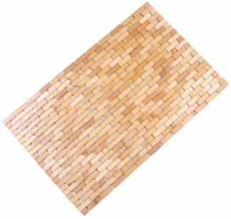 HI 33117 Bambus Duschmatte Badvorleger 50x80cm