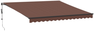 vidaXL Automatisch Manuell Braun 400x300 cm 3310210