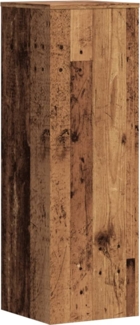 vidaXL Pflanzenständer Altholz-Optik 33x33x100 cm Holzwerkstoff 852958
