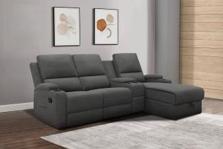 Home affaire Ecksofa Napori Multimediasofa, 3er Kinosessel XXL, L-Form, Kinosofa mit Relaxfunktion, Getränkehalter, Staufach und Staukasten