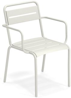 2er Set Star Armlehnstuhl weiß