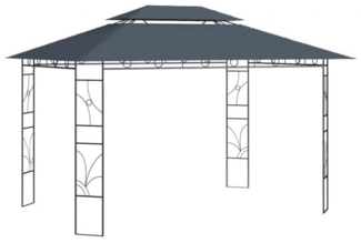 vidaXL Pavillon 4x3x2,7 m Anthrazit 160 g/m² 313917