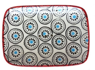 Tranquillo Seifenschale Seifenschale Ethno, ca. 13,5 x 9,5 x 2 cm, Breite: 13.5 cm