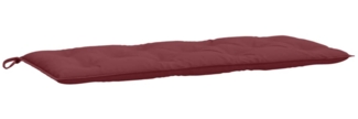 vidaXL Gartenbank-Auflage Melange Weinrot 120x50x7 cm Stoff 4002551