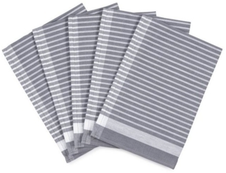 ROSS Geschirrtuch Exclusiv, (Spar-Set, 5-tlg, 5 X Geschirrtuch (50 X 70cm), 5 X Geschirrtuch im Set - Baumwolle - Strapazierfähig