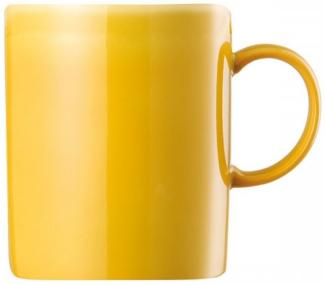 Thomas Sunny Day Becher mit Henkel, Kaffeetasse, Porzellan, Yellow / Gelb, Spülmaschinenfest, 300 ml, 15505