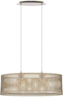 Eglo 96194 Pendelleuchte Sendero Holz ahorn 2X40W L:77,5 H:110cm