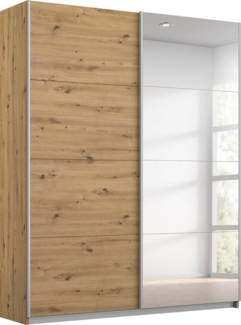 INOSIGN BY RAUCH Schwebetürenschrank Kleiderschrank Schrank Garderobe Schlafzimmerschrank THANOS (in 3 verschiedenen Ausstattungen BASIC/CLASSIC/PREMIUM) Optional mit Spiegel, Metall-Griffleisten alufarben MADE IN GERMANY