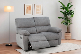 Home affaire 2-Sitzer LANNOY, mit manueller o. elektrischer Relaxfunktion in beiden Sitzen, Elektrische Variante mit USB A/C. Federkern, Webstoff