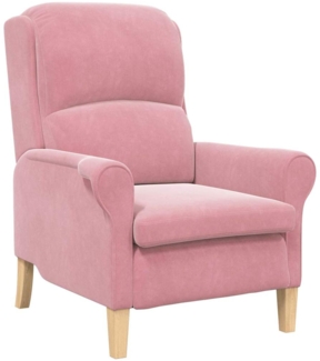 vidaXL Sessel Rosa 76 x 94 x 102 cm Samt 42009861