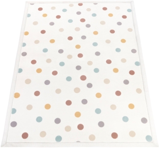 Paco Home Kinderteppich Emilia 351, rechteckig, Höhe: 24 mm, Kurzflor, gepunktet, sehr weicher Flor