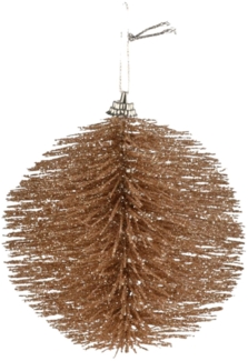 Weihnachtsbaumdeko Bürste Anhänger Baumschmuck Christbaumkugeln ø 8cm Glitzer