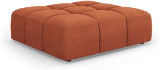 Micadoni Hocker Serena Strukturierter Stoff, Orange