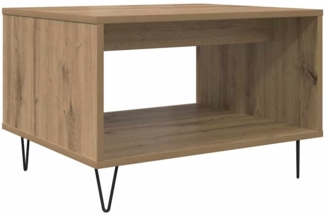 Couchtisch, Sofatisch Artisan-Eiche 60 x 50 x 40 cm Holzwerkstoff