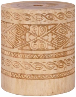 vidaXL Sonnenschirmständer Sonstiges Braun Ø34 x 40 cm Massivholz 42006471