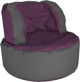 Sitzsack 85x65cm Aubergine