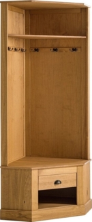 loft24 Kompaktgarderobe Tommy Garderobe, Dielenmöbel, Kiefer, Landhausstil, 6 Kleiderhaken