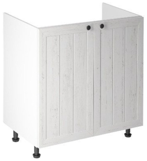 ROYAL24_MARKT Spülenunterschrank - Platzsparende Eleganz für unter der Spüle. (Küche Spülenunterschrank, 1-St, Provence - D80Z) Luxuriös – Modern – Schlicht.