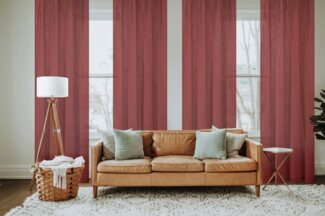 Home Basics Vorhang SOFTY 2er Pack, Ösen (2 St), halbtransparent, 2er Pack Ösenschal SOFTY Uni