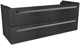 LANZET K1 Waschbeckenunterschrank 120 cm, Anthrazit Holzoptik