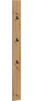 INOSIGN Garderobenpaneel EVRID, Höhe 160 cm, inkl. 3 Metall-Haken (1 St, individuell mit anderen Artikel der Serie EVRID erweiterbar), Paneel, Hakenleiste, Wandboard, Garderobe, Wandpaneel