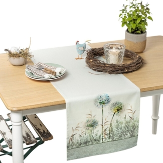 Tischläufer Blütenwiese Decke Tischdecke Tafel Decken Tischdecken Tafeldecke
