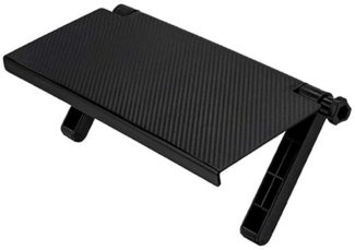 Refttenw Ablageregal TV Top Regal Bildschirm Oberes Regal Einstellbares Bildschirmregal, 33x16 cm