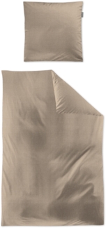 Irisette Tencel-Satin Bettwäsche Set Lotus 8521 kupfer 155 x 220 cm + 1 Kissenbezug 80x80 cm