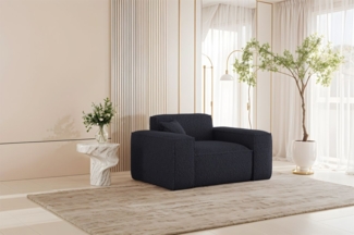 Sessel Designersessel CELES PREMIUM in Stoff Sven Dunkelblau