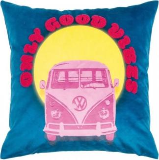 pad Kissen Buss Culture Pink Blau (45x45 cm) 11691-M40-4545