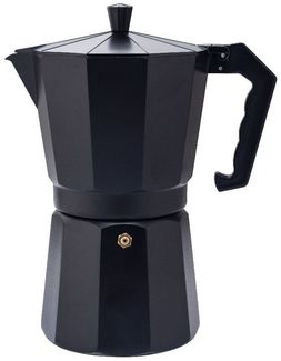 Espressokocher geeignet für alle Herdarten - Mokka-Pot in Schwarz 560 ml