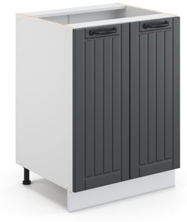 Vicco Midischrank Anthrazit 60 x 82 cm ohne Arbeitsplatte, Fame-Line