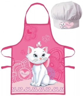 Disney Kochschürze Katze Marie Aristocats Kids Malschürze Kindergarten Schule Backset
