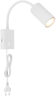 Wandleuchte Innen Schalter Wohnzimmer Wandlampe Stecker Kabel Flur 57911WW