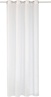 Wirth Gardine Audrey (1 St), Ösen, halbtransparent, Fertigstore mit Ösen (4 cm) nach Maß