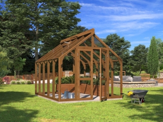 Lähe Premium Gewächshaus Modell Greenline Nr. 1