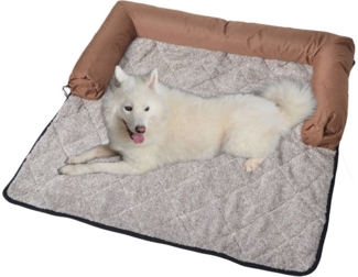 RAIKOU Hundematte Hundebett Hundsofa Tierbedarf Tiebett M L XL, Plüsch, 70X90cm 90x90cm Waschbar Rutschfest