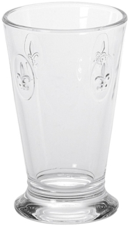 6x Longdrinkglas - Französische Gläser im Fleur de Lys Design