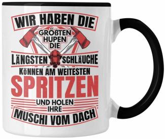 Trendation Tasse Trendation - Feuerwehr Spruch Geschenk Tasse Feuerwehrmann Geschenkide